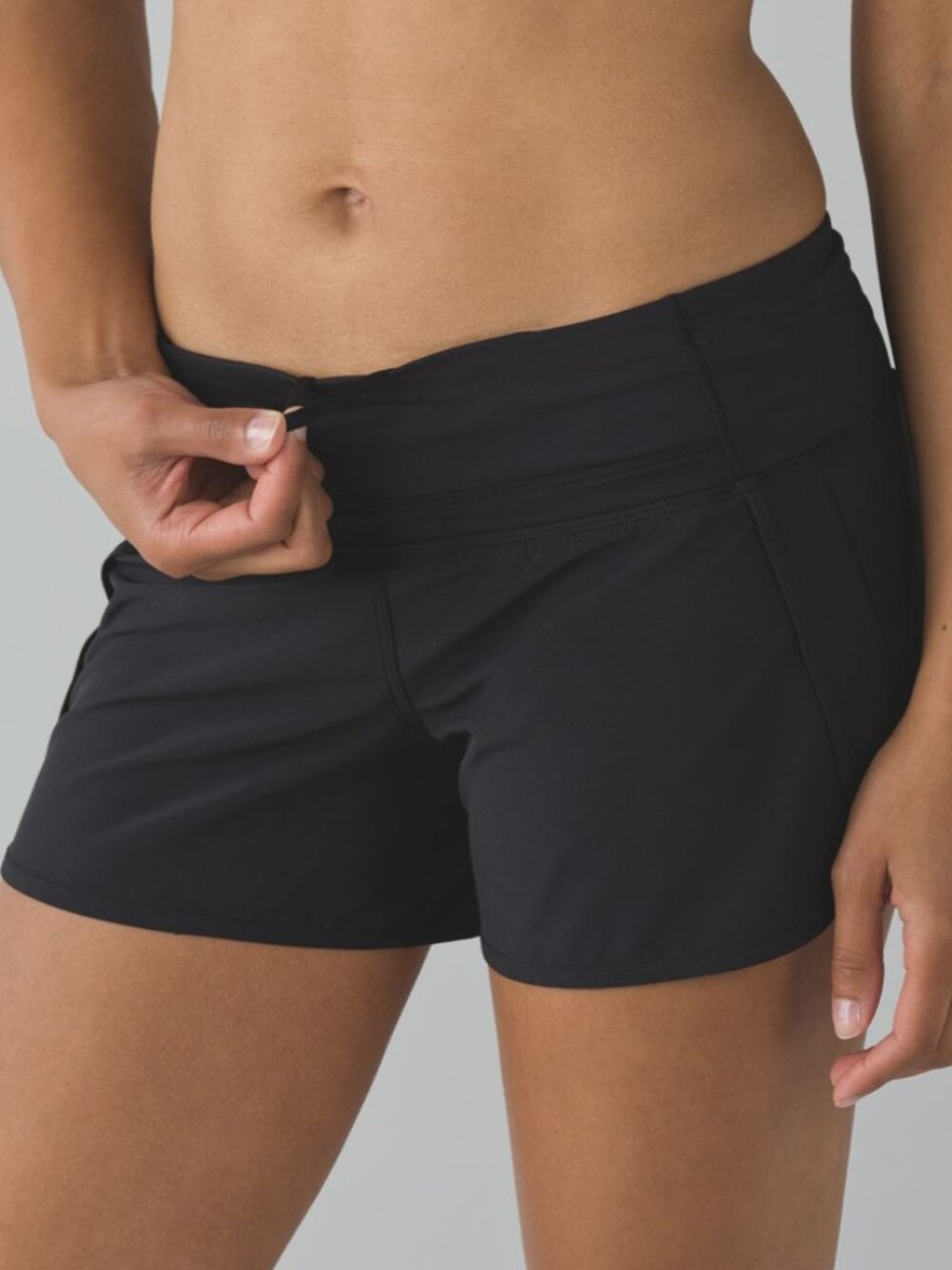 Lululemon Run Times Short *4-way Stretch 4" Black